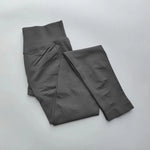 Women Sports Leggings Seamless Yoga Long Pants Low Band Fitness Leggings Compress The Hips Tights Gym Workout Pants