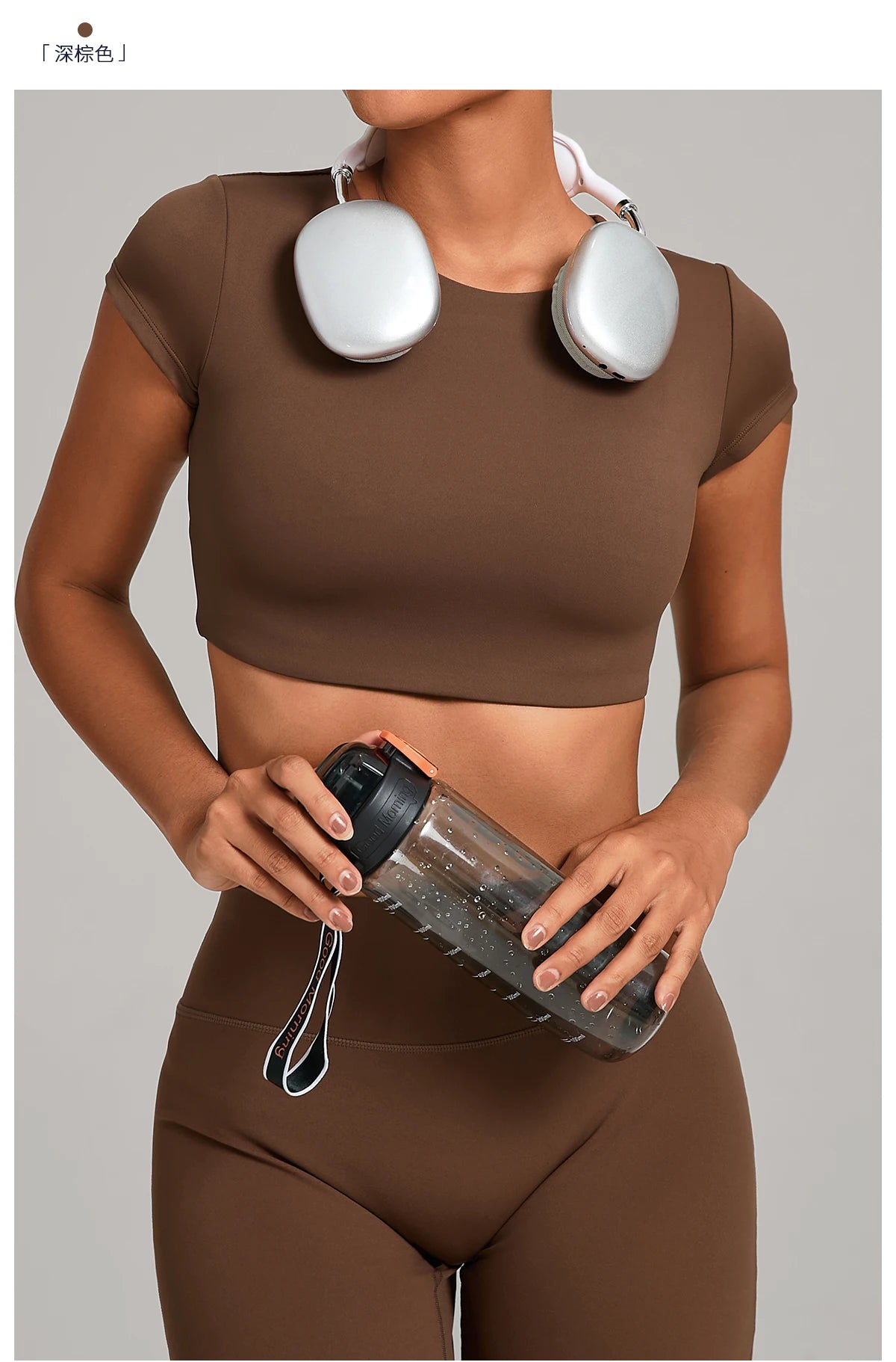 No Padded Women's Yoga T-shirt Short Sleeves Bra Backless Fitness Top Beautiful Back Gym Clothes Form-fitting Running Tee