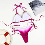 Micro Bikinis Sexy Women Swimsuit 2025 Push Up Bikini Set Female Swimwear Braizlian Swimming Suit Beachwear Bather Biquini