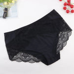 Beauwear Plus Size Women's Underpants Female Panties Comfort Intimates Lace Underwear Briefs Ice Silk Hollow Out Sexy Lingeries