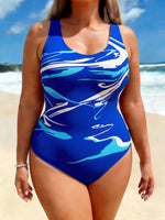 Multicolor Women's One-Piece Suit Swimwear 2026 Summer Vest Tankini Bodycon Racing Swimsuit High Waist Beachwear Large Size 4XL