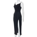Elegant Sexy Evening Party Dress for Women 2022 New Midi Long Bodycon Slip Dresses Summer Thigh Split Vestidos De Fiesta