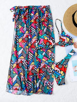 3 Pieces Triangle Bikini Push Up Swimsuit & Skirt Sexy Brazilian Swimwear Women 2026 Bathing Swimming Swim Suit Female Beachwear