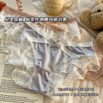 Sexy lace panties pure lust bow comfortable low waist girl briefs
