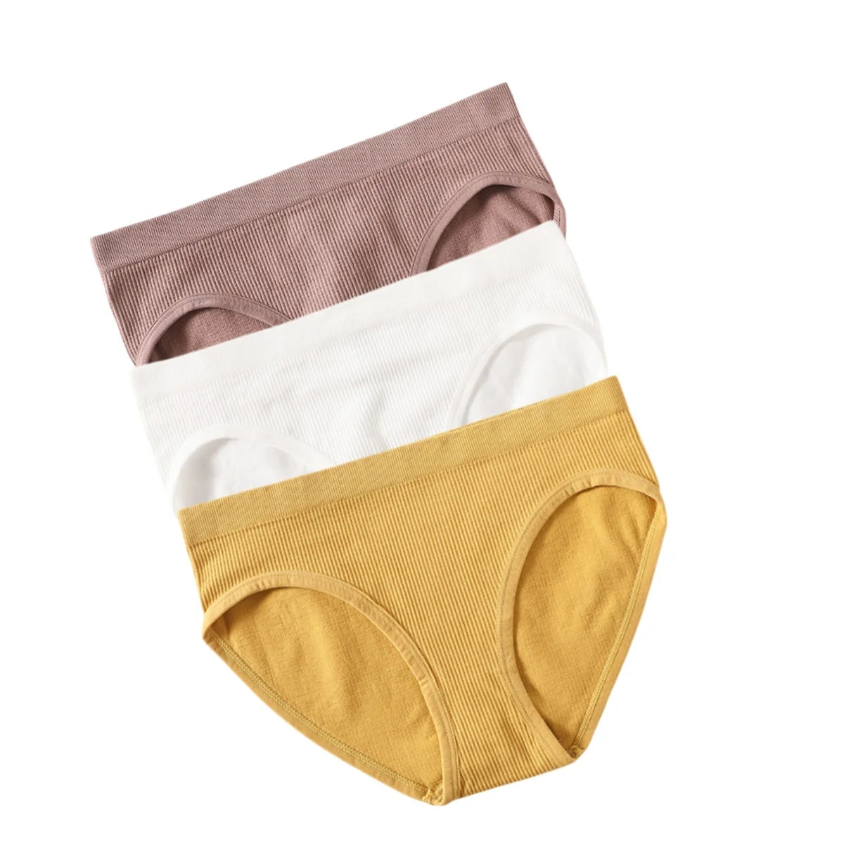 3Pcs/Set Seamless Classic Briefs Women Low Waist Panties Female Underpants Sexy Lingerie Sports Full Coverage Panty Underwear
