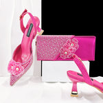 Doershow Lastest Italian Design Fashion Style Ladies Shoes with Matching Bag Set 2026 Nigerian Shoes and Bag Set!HJ1-1