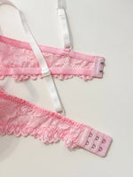 Sweet Lolita Women Bra Heart Floral Lace Underwire Push‑Up Bra Adjustable Strap Sexy Daily Lingerie