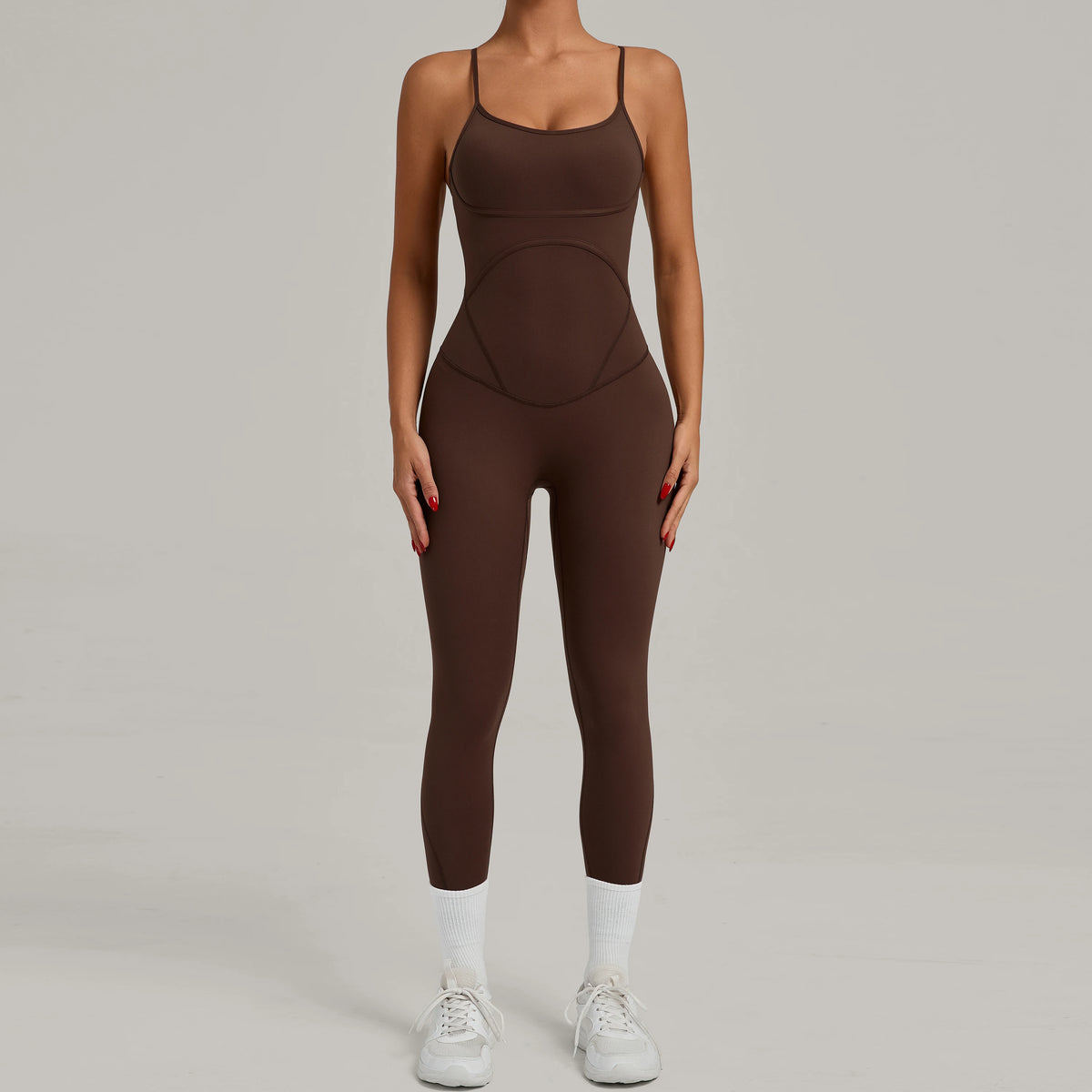 Padded One-Piece Yoga Clothes Sportswear Women's Gym Push Up Workout Clothes Fitness Sports Fitness Wear Yoga Jumpsuit