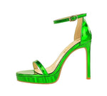 Women's High Heels Thin Heel Waterproof Platform Sandals Fashionable for Skirts New Model Shoes for Shows Summer Collection