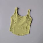 Women's fitness sports vest, camisole, beautiful back, running, shock-absorbing, gathering and slimming, naked feeling, worn ext