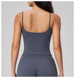 Summer Yoga Tank Top Women Breathable Sport Bra Gym Running Casual Vest Comfort Fit Workout Top Female Shockproof Yoga Underwear