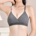Push-Up Bras For Women Non-wire Brassiere V-neck Underwear 3/4 Cup Padded Lingerie Female Comfort Intimates