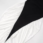 Talenza Elegant Evening Dress Women Fashion Slim Sleeveless Shrinking Clash Long Dress Vintage High Waisted Luxury Summer Dress