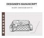 New Fashion Luxury Brand Women's Shoulder Bag High Quality Lady Crossbody Bag Round Women's Wallet Waterproof Women's Handbags