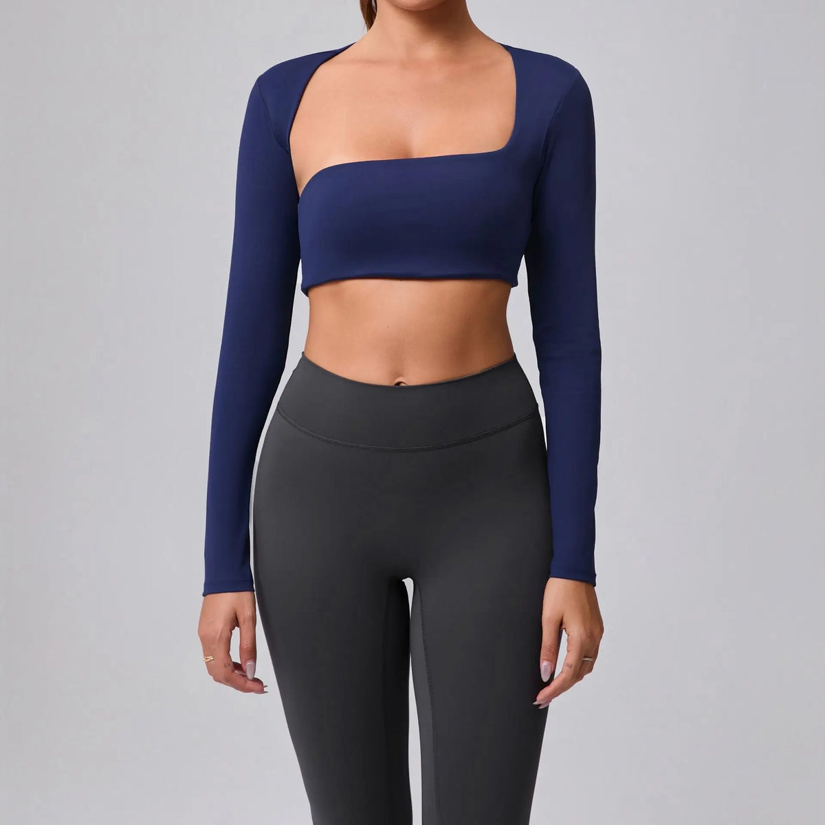 Women's Brushed Long Sleeve Yoga T-shirt Lightweight Quick-Dry Sports Tunic for Outdoor Running, Fitness & Multi-Sport