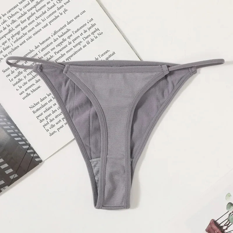 4Pcs/Set Women G-String Thongs Seamless Panties Sexy Lingerie Low Rise Female G-String High Cut Pantys Underwear