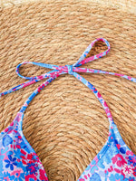 2025 New Women's Black Ground White Dot Printed Swimsuit Halter Neck Low Waist Bikini Set For Summer Female Swimwear Brazilian