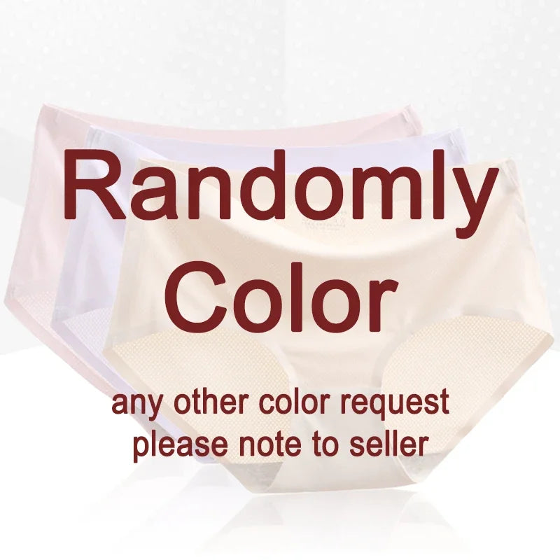 3Pcs Women's Cotton Underwear Panty Cute Sexy Panties Female Seamless Underpants Solid Color Panty Intimates Women Lingerie S-XL