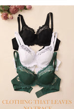 Elegant Womens Lace Bra Hollow Out Design Underwire Support Sexy Lingerie BH Tops UnderwearPlus Size A B C D E Cup