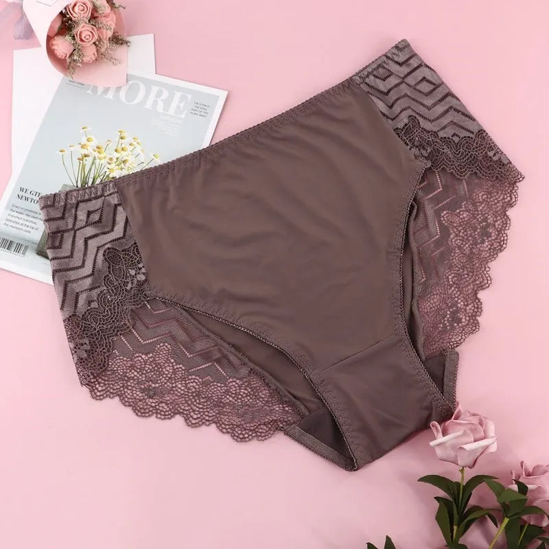 Beauwear Plus Size Sexy Panty Briefs Lace Panties Women Underwear Lingerie 2XL 3XL 4XL 5XL Fit For Big Hips
