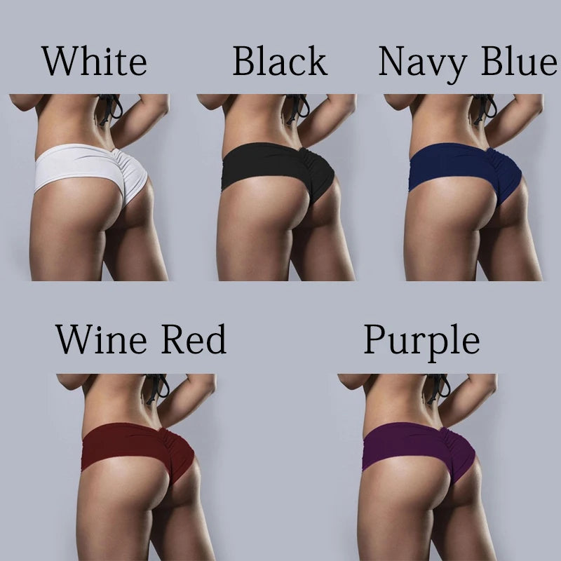 Women Yoga Briefs Fitness Bike Sexy Shorts Fashion Workout Push Up Sportswear Sport Mini Short Gym Shorts Girls Spodenki Damskie
