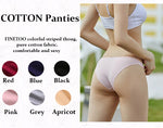 3Pcs Women's Cotton Seamless Briefs Intimates Women Sexy Panties Solid Color Breathable Underwear Female Low Waist Soft Lingerie