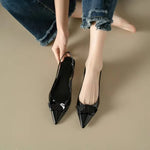 NewWomen Sandal Shoes Fashion Slingback Shoes Thin High Heel OutdoorNew Woman