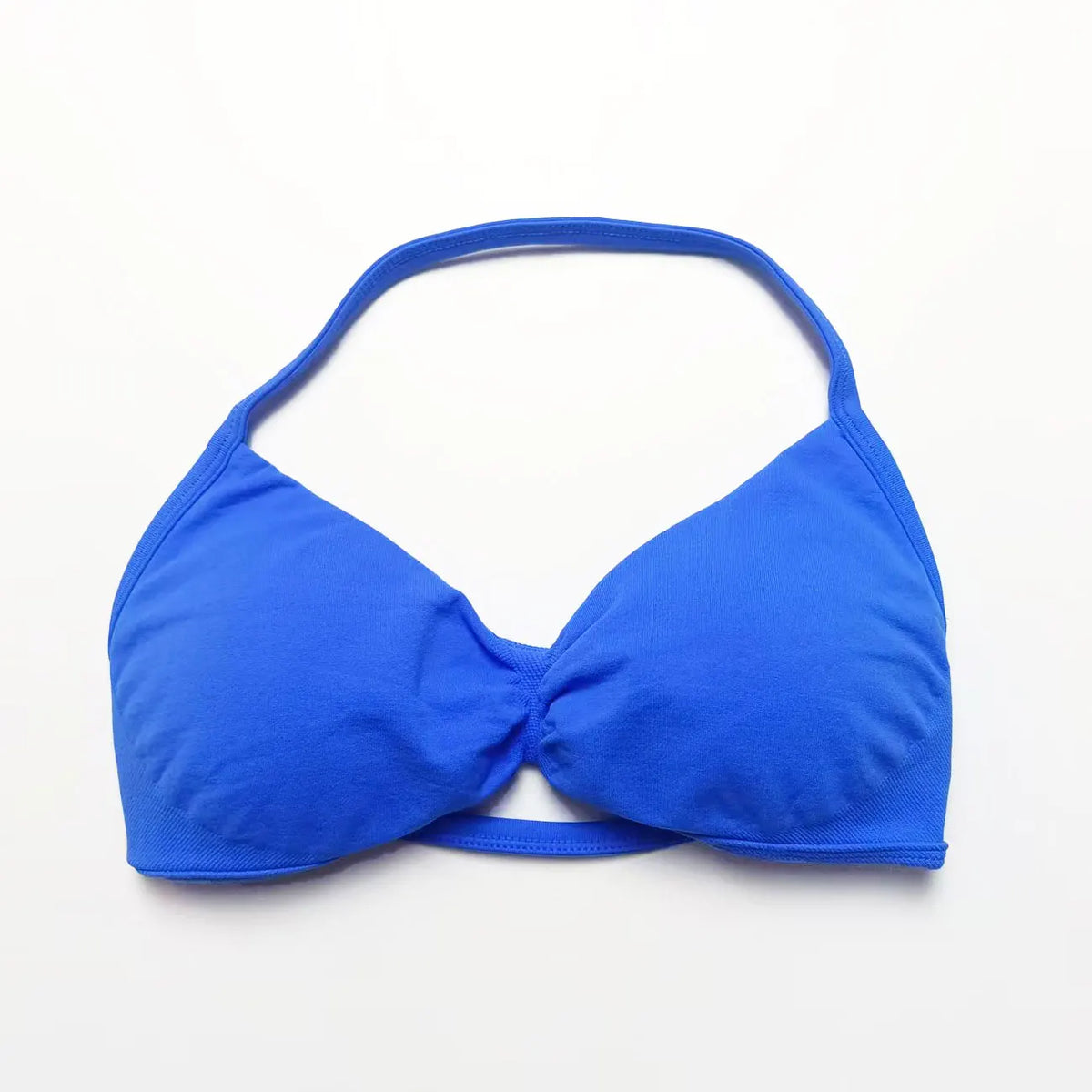NCLAGEN Impact Strappy Bra Thin Strap GYM Clothes Open Back Push-up Running Sports Underwear Workout Yoga Pilates Crop Tank top