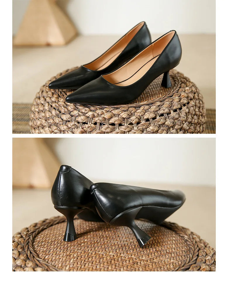 Patent Leather Fashion High Heels 2026Pointed Toe Pumps Elegant Woman Heeled Shoes Shallow Mouth Candy Colored Sexy Single Shoes
