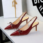 2026 Latest Light Luxury Style Women's Casual High Heel Sandals Summer Exquisite Pointed Shallow Mouth Fine Heel Modern Sandals