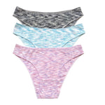 3Pcs/Set Women Panties Low Rise Briefs Seamless Underwear Female Underpants Comfort Strench Panties Sexy Lingerie S-XL