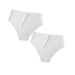 2Pcs/Set Ice Silk High Waist Briefs Panties Women Stretch Underwear Seamless Panties Female Underpants Sexy Lingerie XS-XL