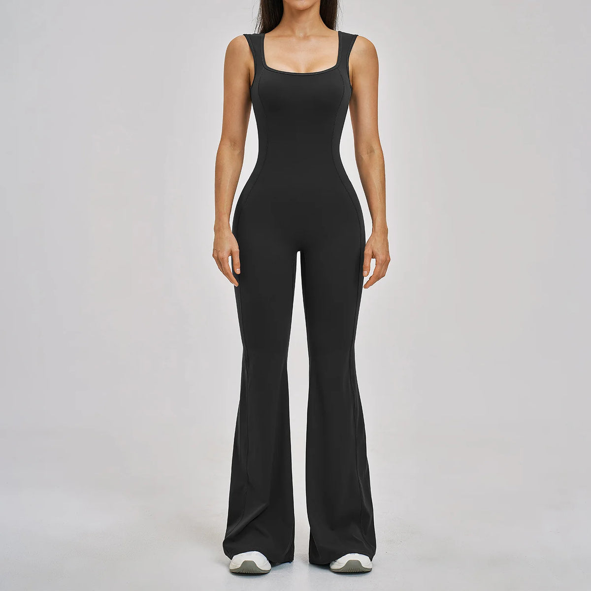 Slimming Yoga Jumpsuits Women Hollow Out Ruffles Backless Sportswear Fitness Back Hip-Lifting Leggings One-Piece Gym Bodysuits