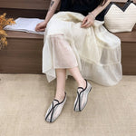 Soft Sole Super Soft 2026 Hollow-out Mesh Summer Slip-on Flat Square-toeShoes for Women