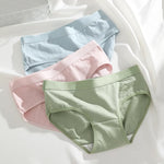 3Pcs Women's Cotton Underwear Panty Cute Sexy Panties Female Seamless Underpants Solid Color Panty Intimates Women Lingerie S-XL
