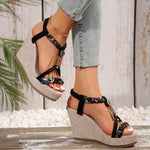 Women Wedges SandalsSummer Fashion Designer Shoes for Women High Quality Platform Sandals Casual Outdoor Sandals Women