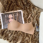 Seamless Tube Top Underwear Small Chest Bras Women's Upper Support Bra Beautiful Back No Steel Ring Female Sexy Lingerie