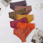 3Pcs/Set High Rise Briefs Women Classic Panties Female Underpants Solid Color Panty Plus Size Underwear Sexy Lingerie S-3XL