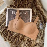 Wing Pattern Seamless Push Up Bra Women's Non-wire Bra U-Back Invisible Brasiere Sexy Lingerie Comfort Underwear Intimates M-XXL