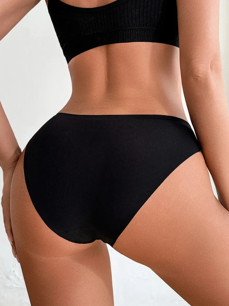 1pcs New Style Women's Panties Low-Rise Elegant Female Underwear Breathable Comfortable Sexy Lingerie Hot Sale Lady Briefs