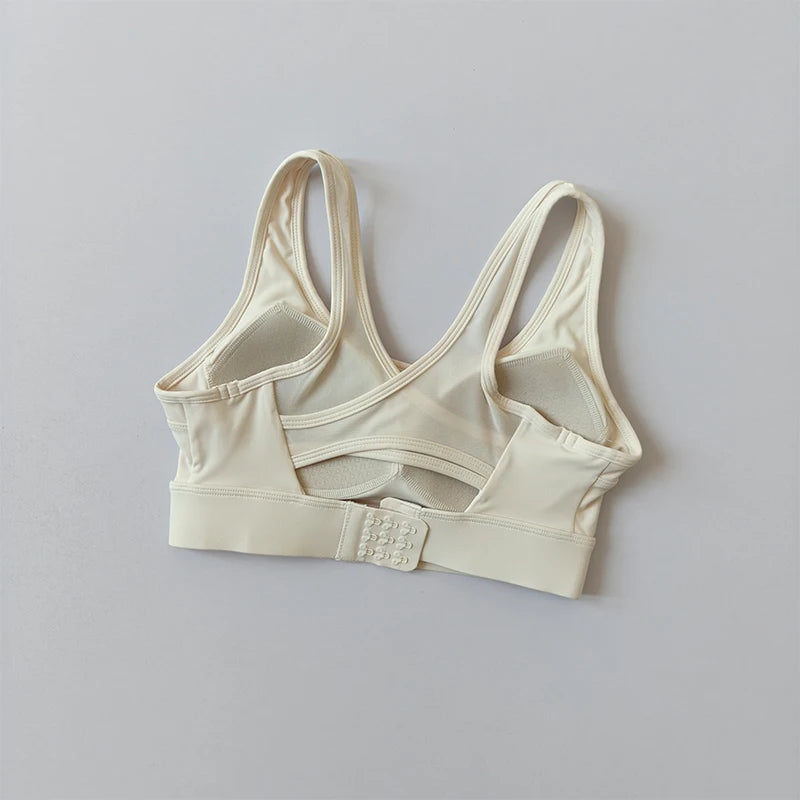 Women's High Impact Sports Bra, Racerback Workout Tank Top for Running, Yoga & Casual Streetwear