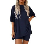 Plus Size 3XL Sleepwear Summer New Fashion Casual Loose Women Pajama Set Pijamas Feminino Women Pajamas Set Pijamas De Mujer