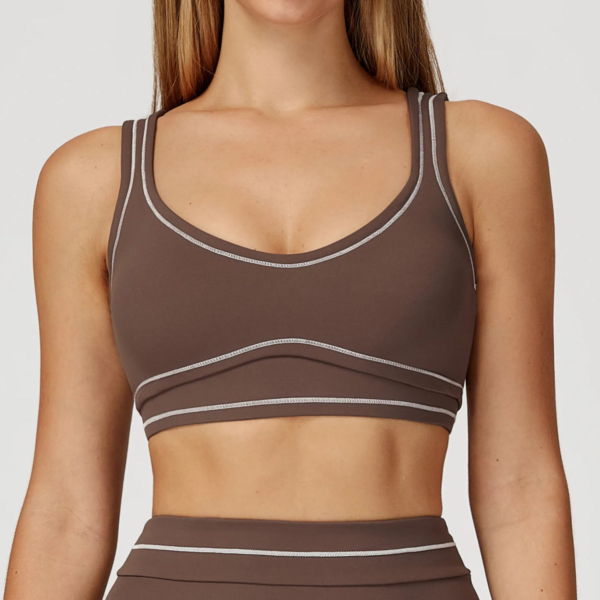 High Fitness Sports Bra Lines Yoga Top Women Fitness Bra Gym Active Wear Backless Workout Push-up Fitness Bras Running Underwear