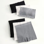 Women Seamless Bra Set Ribbed Sports Shorts Sexy Strapless Lingerie Set Nonwire Bralette Female Bandeau Underwear Set