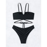 S - XL Cut Out Scrunch Butt Bikini Female Swimsuit Women Swimwear Two-pieces Bikini set Brazilian Bather Bathing Suit Swim K7300