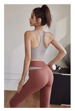 Two Piece Yoga Set Women Sportswear Suit Outfit Gym Leggings With Bra Pants Sports Bra Shorts For Fitness Clothing Workout Set