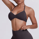 Hearuisavy Sports Bra Woman Gym Tops Sportswear Female Underwear Yoga Clothes Breathable Fitness Crop Top Push Up Workout Bras