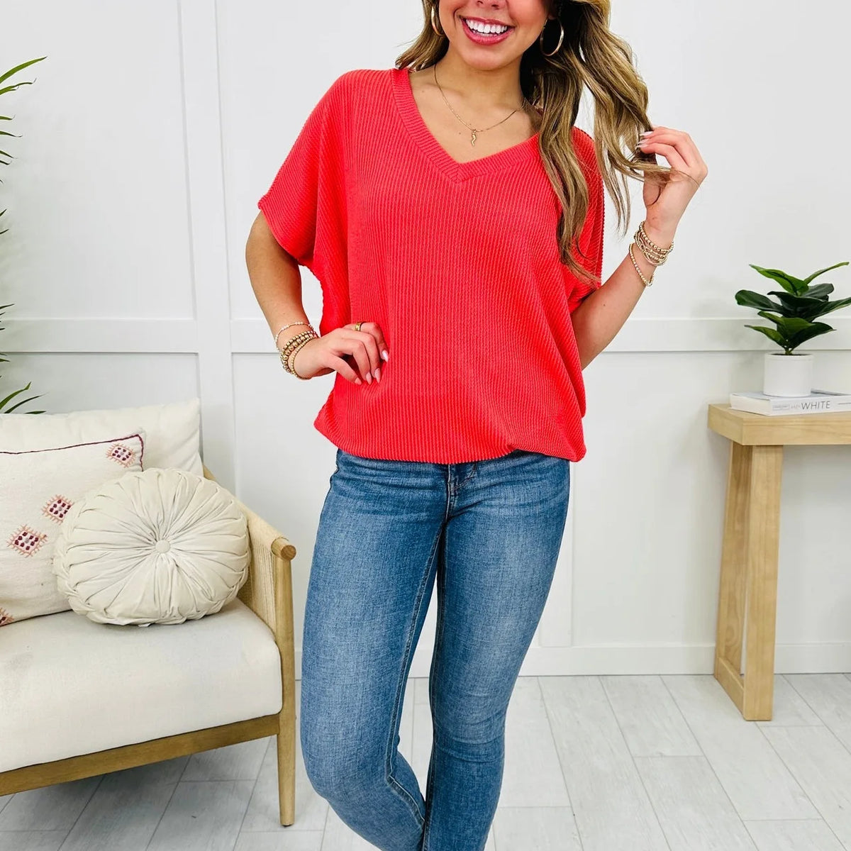 Women's Tops Summer Multi-Colour V-Neck Short Sleeve T-Shirt Casual Suit Loose Shirt Top Women's Clothing