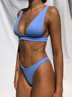 2025 Brazilian Triangle Bikinis High Cut bikini Women Swimsuit Female Swimwear Two pieces bikini Set Bather Bathing Suit Swim