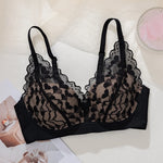 French Style Sexy Lace Underwear Set, Non-Padded Push Up Bra for Small Bust, Wirefree & Breathable, New Hot Bestseller MOYISU AB